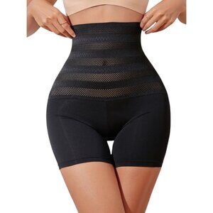 Black Polyester Tummy Control Seamless High Waist Shaping Panties size xxl (12)
